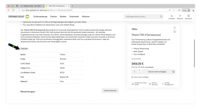 Webshop Artikelmerkmale im Webshop Frontend