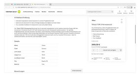 Fertiger WebshopArtikel im Webshop Frontend 2