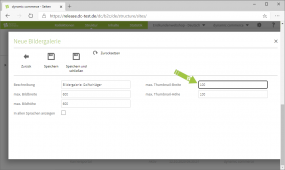 Max. Thumbnail-Breite